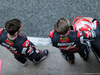 TEST F1 BARCELLONA 26 FEBBRAIO, (L to R): Romain Grosjean (FRA) Haas F1 Team e Kevin Magnussen (DEN) Haas F1 Team.
26.02.2018.