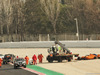TEST F1 BARCELLONA 26 FEBBRAIO, Fernando Alonso (ESP) McLaren MCL33 spins into the gravel with a wheel missing.
26.02.2018.