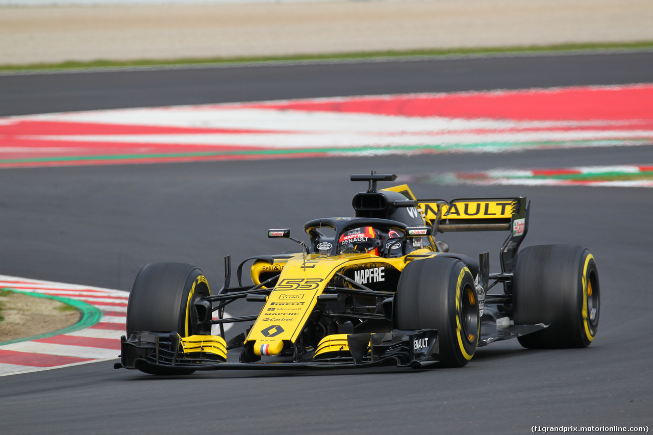 TEST F1 BARCELLONA 27 FEBBRAIO, 27.02.2018 - Carlos Sainz Jr (ESP) Renault Sport F1 Team RS18