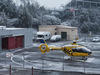 TEST F1 BARCELLONA 28 FEBBRAIO, Medical helicopter with snow.
28.02.2018.