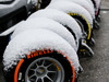 TEST F1 BARCELLONA 28 FEBBRAIO, Pirelli tyres covered in snow.
28.02.2018.