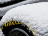 TEST F1 BARCELLONA 28 FEBBRAIO, Pirelli tyres covered in snow.
28.02.2018.