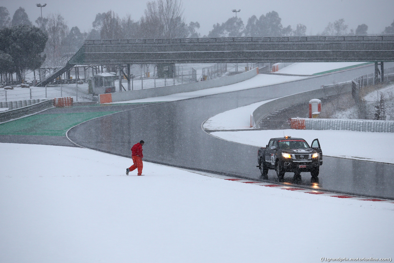 TEST F1 BARCELLONA 28 FEBBRAIO, Track Atmosfera with snow
28.02.2018.