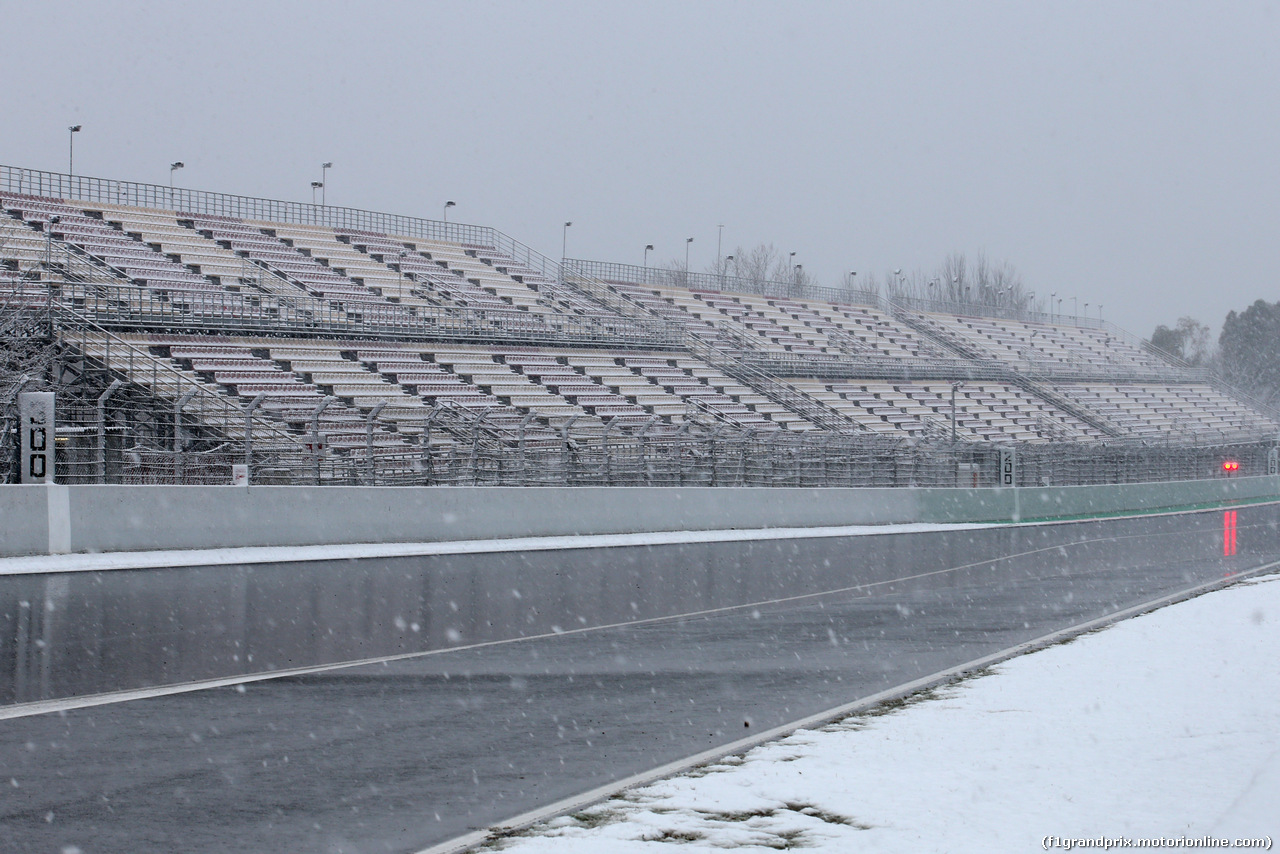 TEST F1 BARCELLONA 28 FEBBRAIO, Track Atmosfera with snow
28.02.2018.