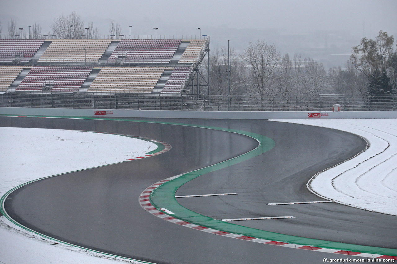 TEST F1 BARCELLONA 28 FEBBRAIO, Track Atmosfera with snow
28.02.2018.