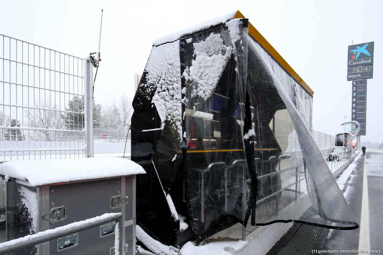 TEST F1 BARCELLONA 28 FEBBRAIO, Track Atmosfera with snow
28.02.2018.