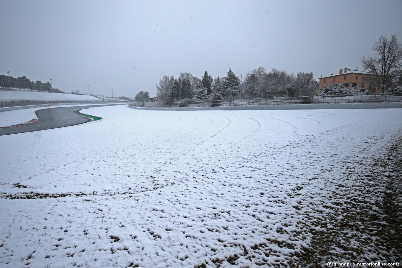 TEST F1 BARCELLONA 28 FEBBRAIO, Track Atmosfera with snow
28.02.2018.