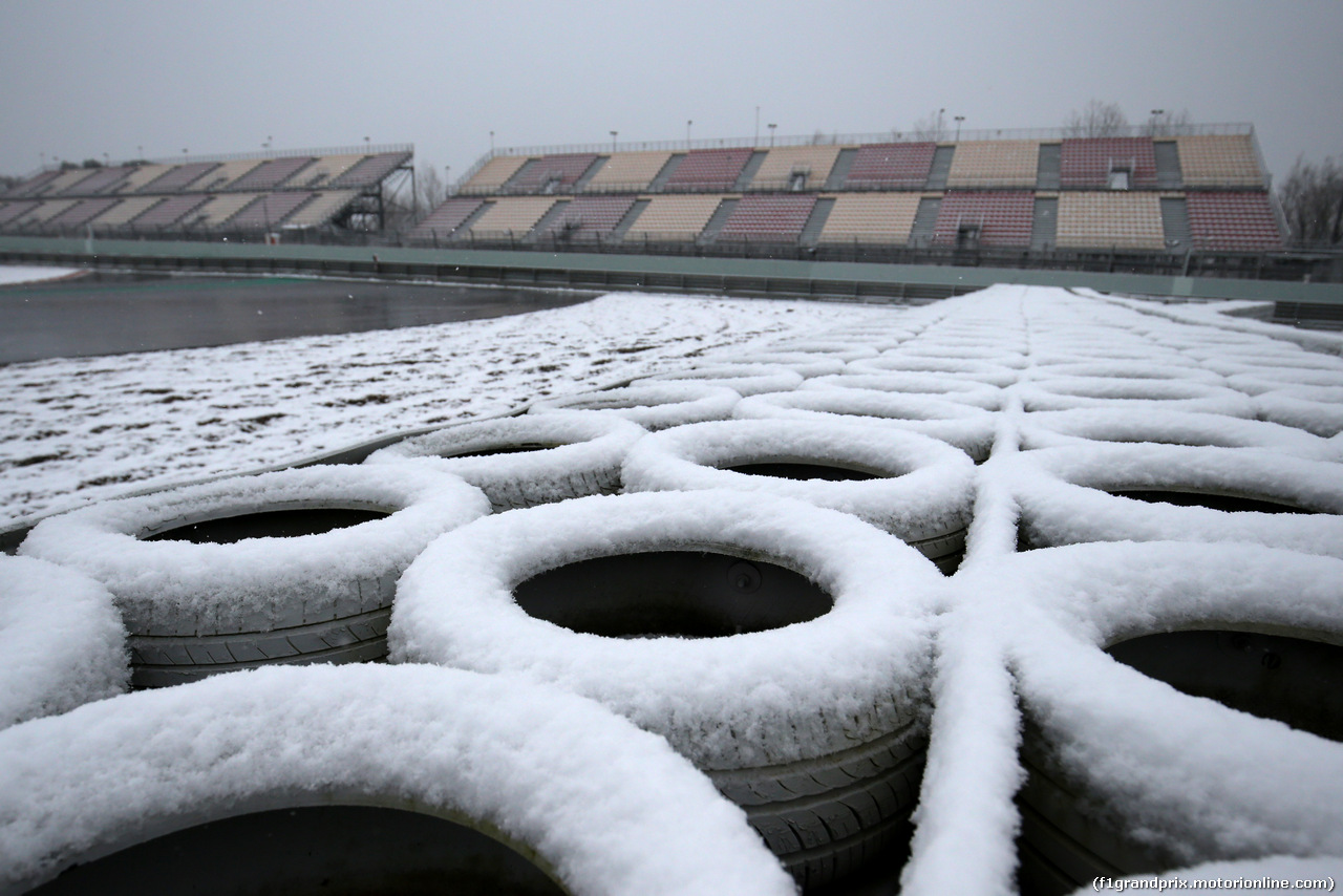 TEST F1 BARCELLONA 28 FEBBRAIO, Track Atmosfera with snow
28.02.2018.