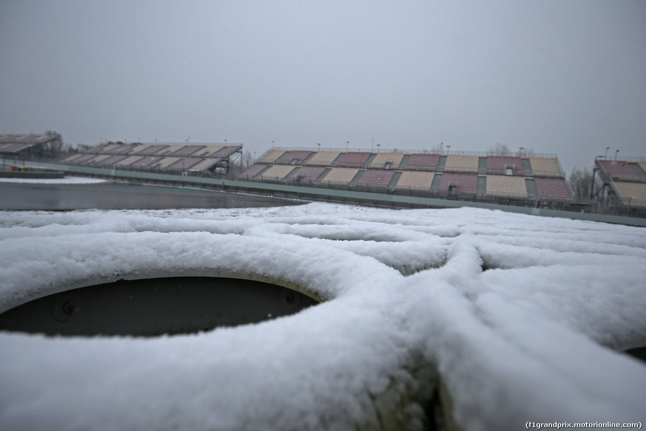 TEST F1 BARCELLONA 28 FEBBRAIO, Track Atmosfera with snow
28.02.2018.