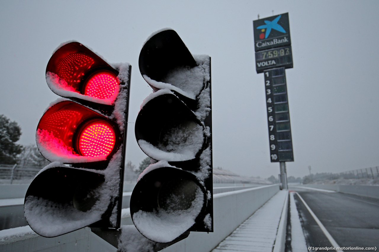 TEST F1 BARCELLONA 28 FEBBRAIO, Track Atmosfera with snow
28.02.2018.