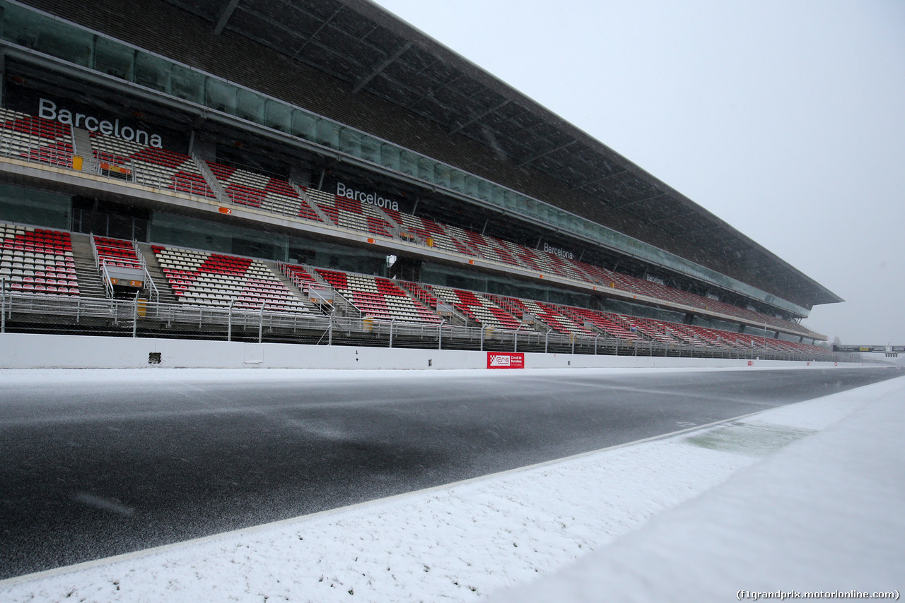 TEST F1 BARCELLONA 28 FEBBRAIO, Track Atmosfera with snow
28.02.2018.