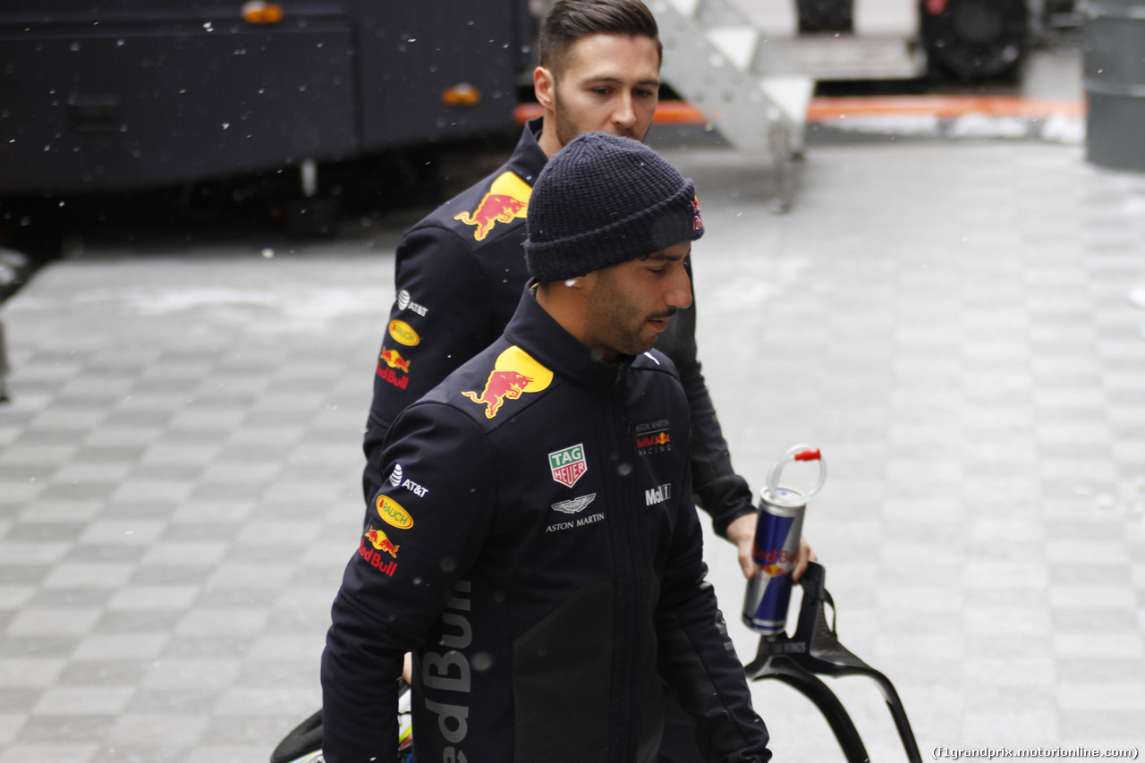 TEST F1 BARCELLONA 28 FEBBRAIO, 28.02.2018 - Daniel Ricciardo (AUS) Red Bull Racing RB14