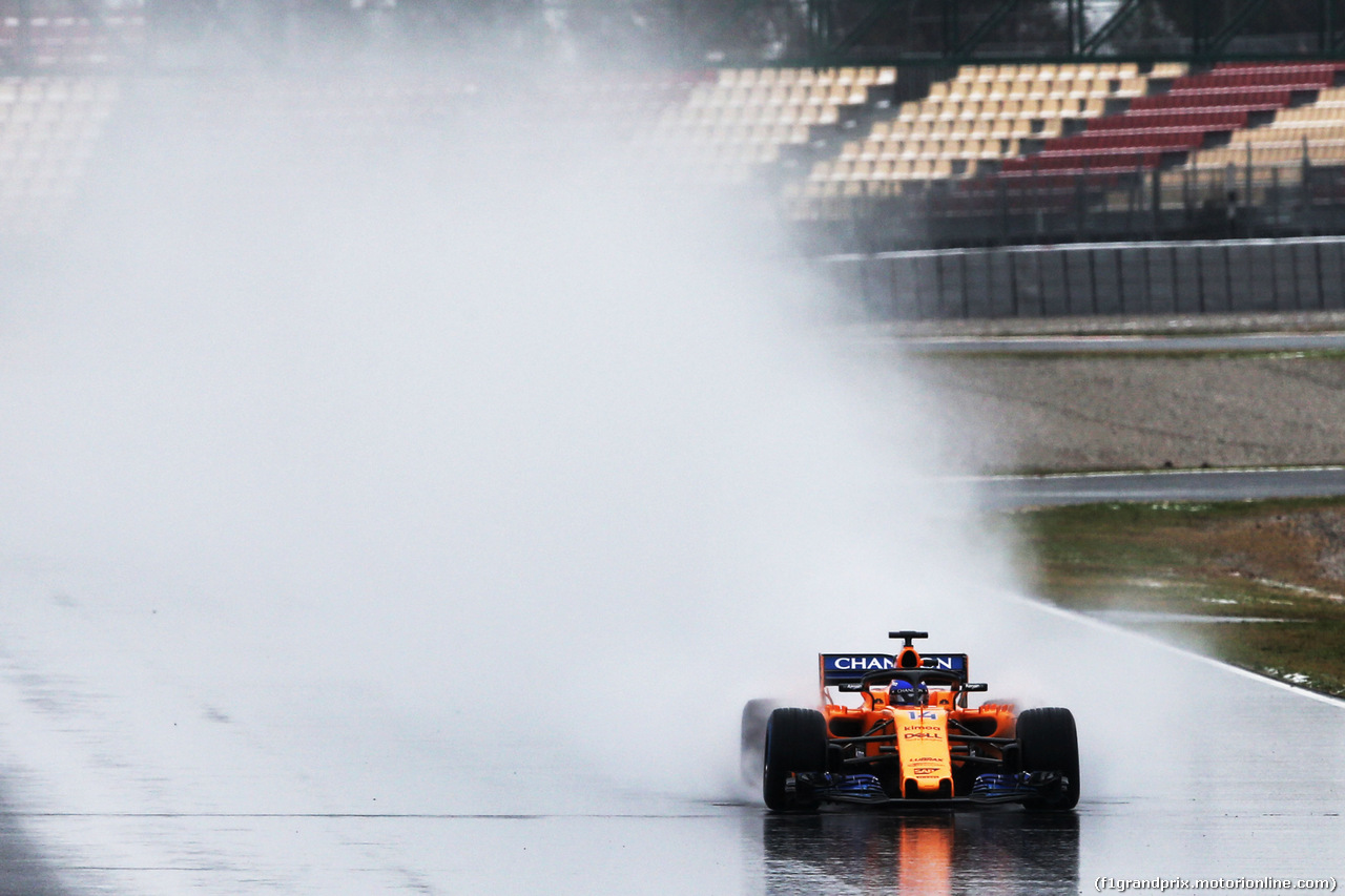 TEST F1 BARCELLONA 28 FEBBRAIO, Fernando Alonso (ESP) McLaren MCL33.
28.02.2018.