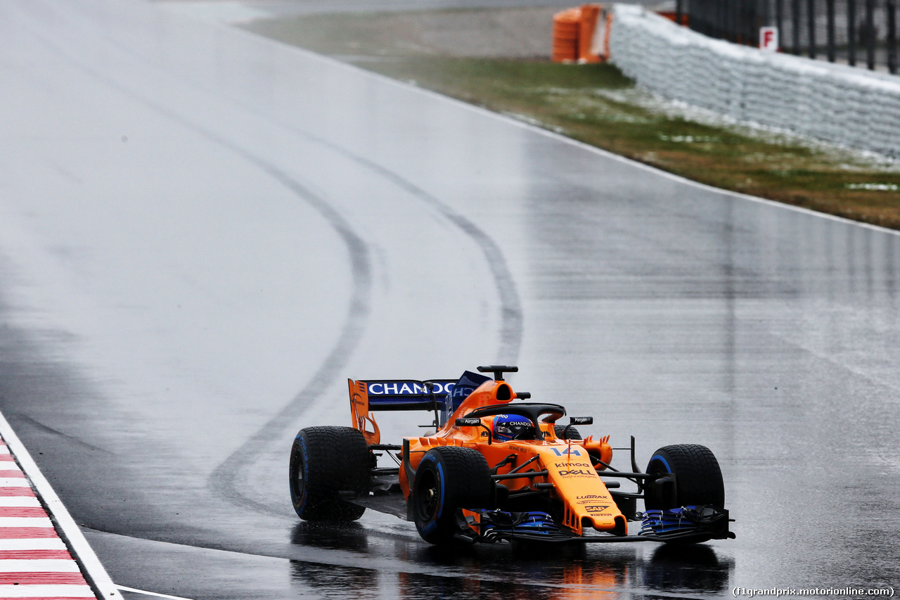 TEST F1 BARCELLONA 28 FEBBRAIO, Fernando Alonso (ESP) McLaren MCL33.
28.02.2018.