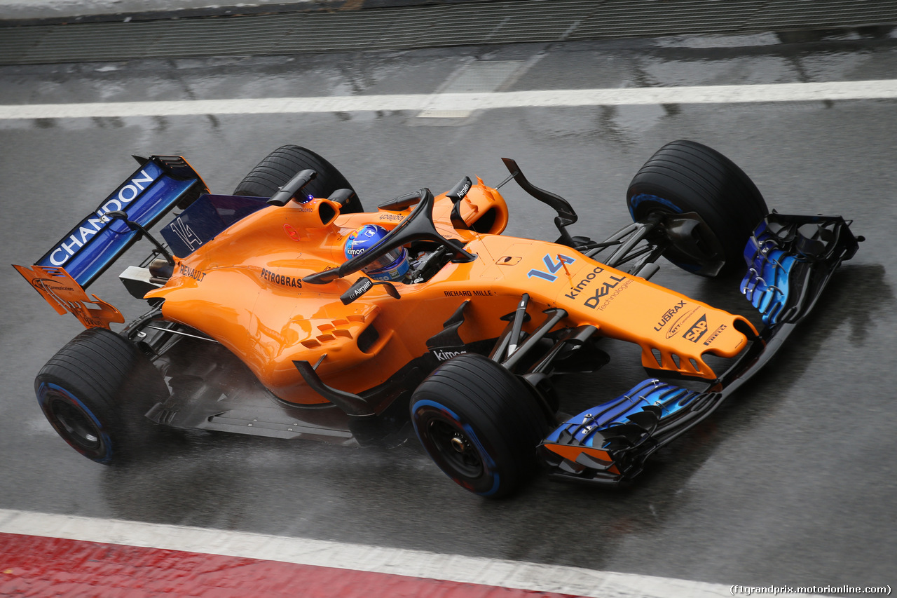 TEST F1 BARCELLONA 28 FEBBRAIO, Fernando Alonso (ESP) McLaren MCL33.
28.02.2018.