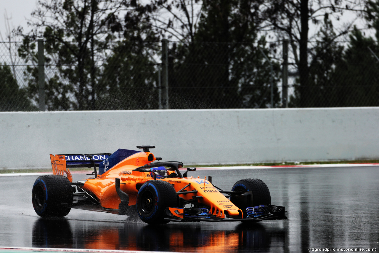 TEST F1 BARCELLONA 28 FEBBRAIO, Fernando Alonso (ESP) McLaren MCL33.
28.02.2018.