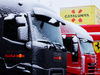 TEST F1 BARCELLONA 28 FEBBRAIO, Red Bull Racing e Ferrari trucks with snow.
28.02.2018.
