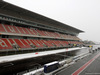 TEST F1 BARCELLONA 28 FEBBRAIO, 28.02.2018 - Snow falls at the ciruiit