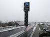 TEST F1 BARCELLONA 28 FEBBRAIO, 28.02.2018 - Snow falls at the ciruiit