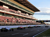 TEST F1 BARCELLONA 6 MARZO, Cars line up to practice a partenza at the end of the day's running.
06.03.2018.