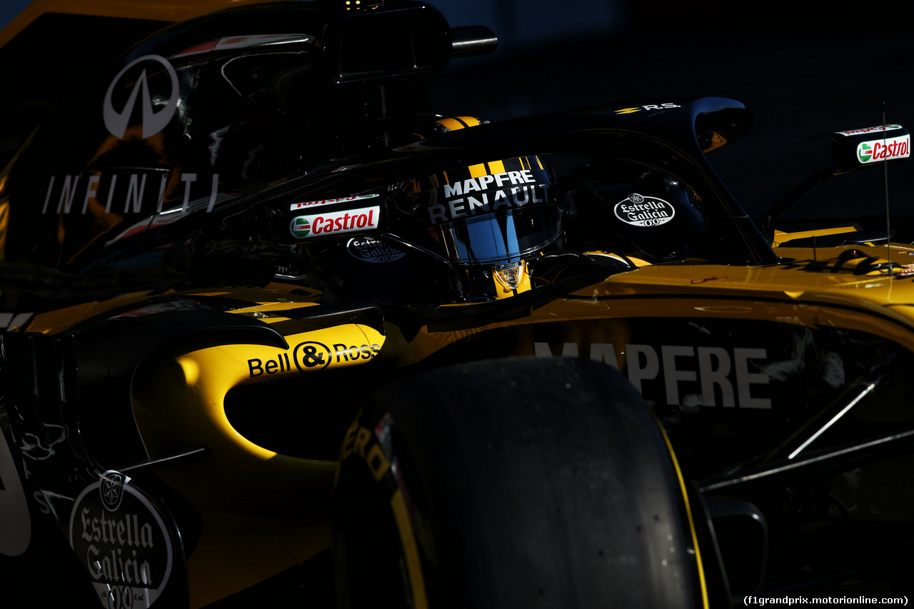 TEST F1 BARCELLONA 6 MARZO, Carlos Sainz Jr (ESP) Renault Sport F1 Team RS18.
06.03.2018.