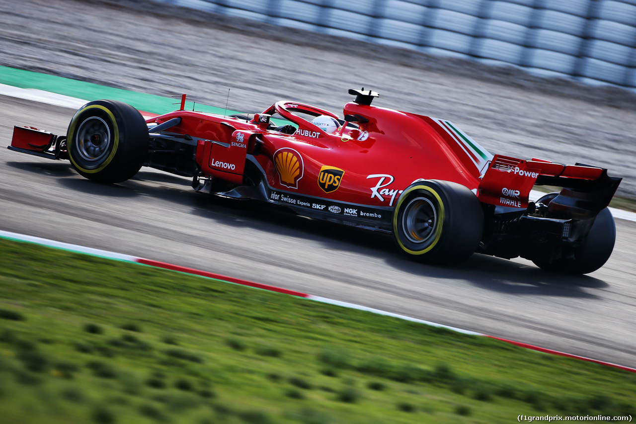 TEST F1 BARCELLONA 6 MARZO, Sebastian Vettel (GER) Ferrari SF71H.
06.03.2018.