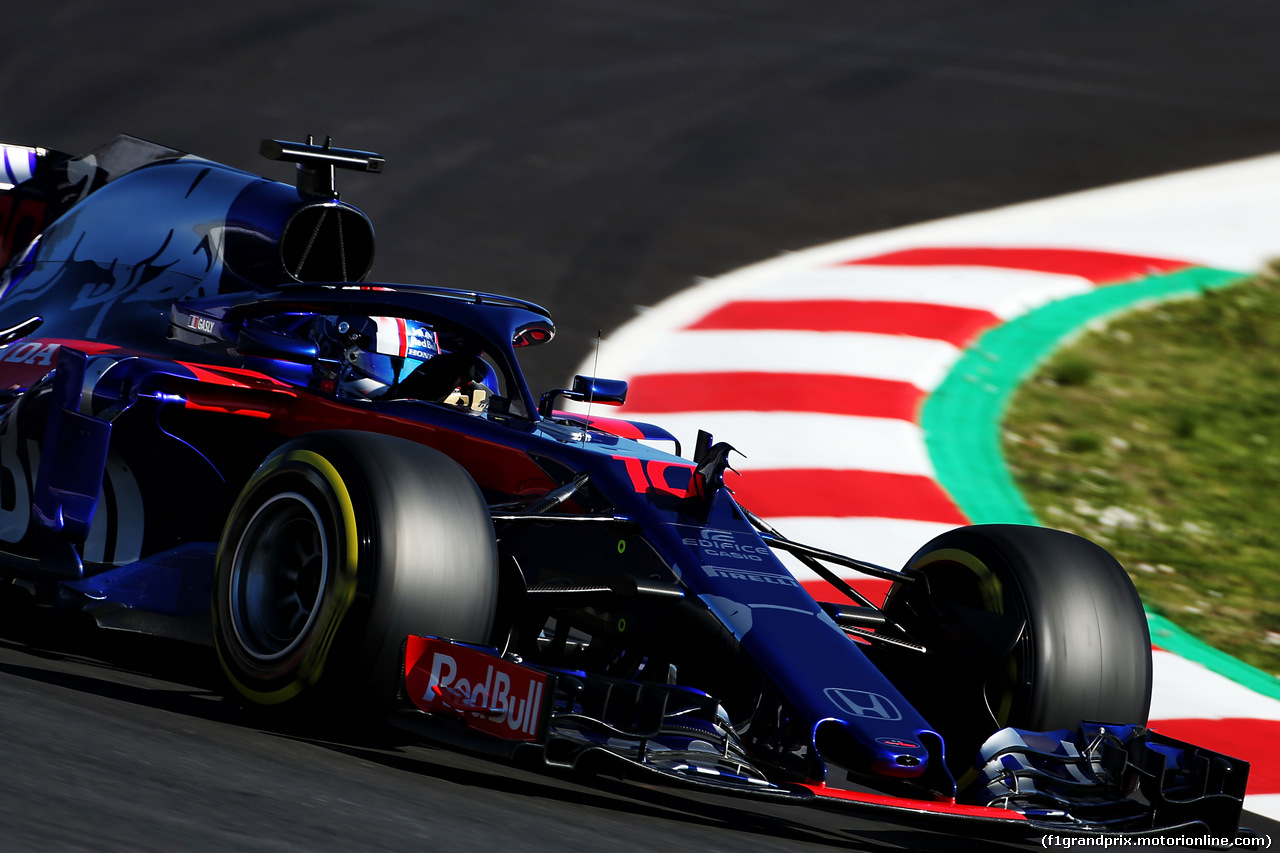 TEST F1 BARCELLONA 6 MARZO, Pierre Gasly (FRA) Scuderia Toro Rosso STR13.
06.03.2018.