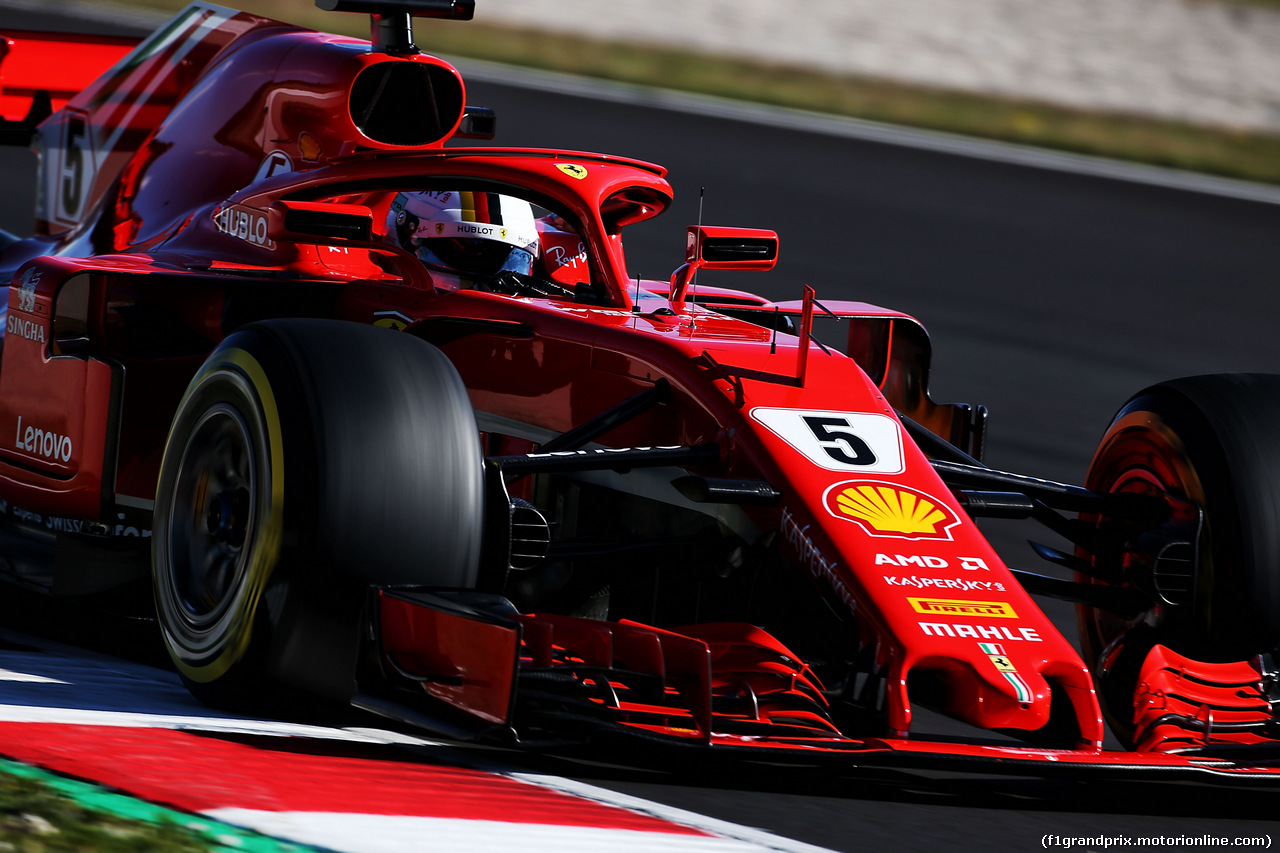 TEST F1 BARCELLONA 6 MARZO, Sebastian Vettel (GER) Ferrari SF71H,
06.03.2018.