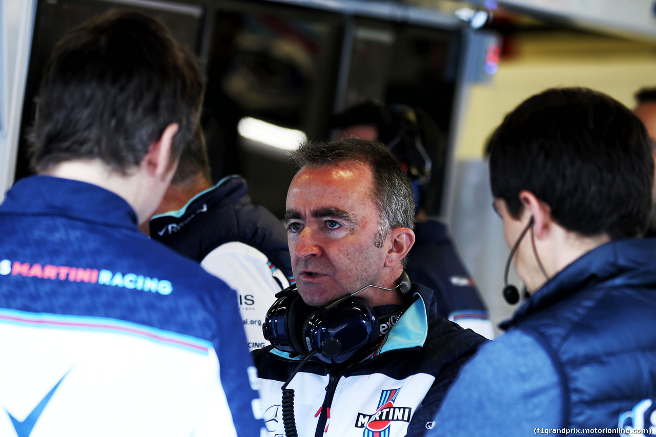 TEST F1 BARCELLONA 6 MARZO, Paddy Lowe (GBR) Williams Chief Technical Officer.
06.03.2018.