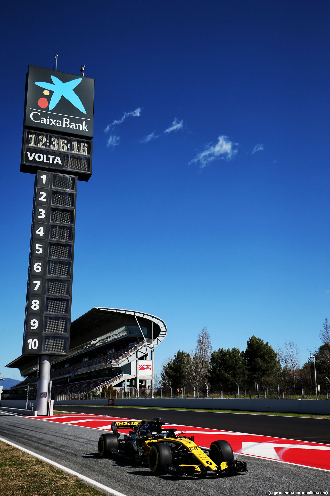 TEST F1 BARCELLONA 6 MARZO, Nico Hulkenberg (GER) Renault Sport F1 Team RS18.
06.03.2018.
