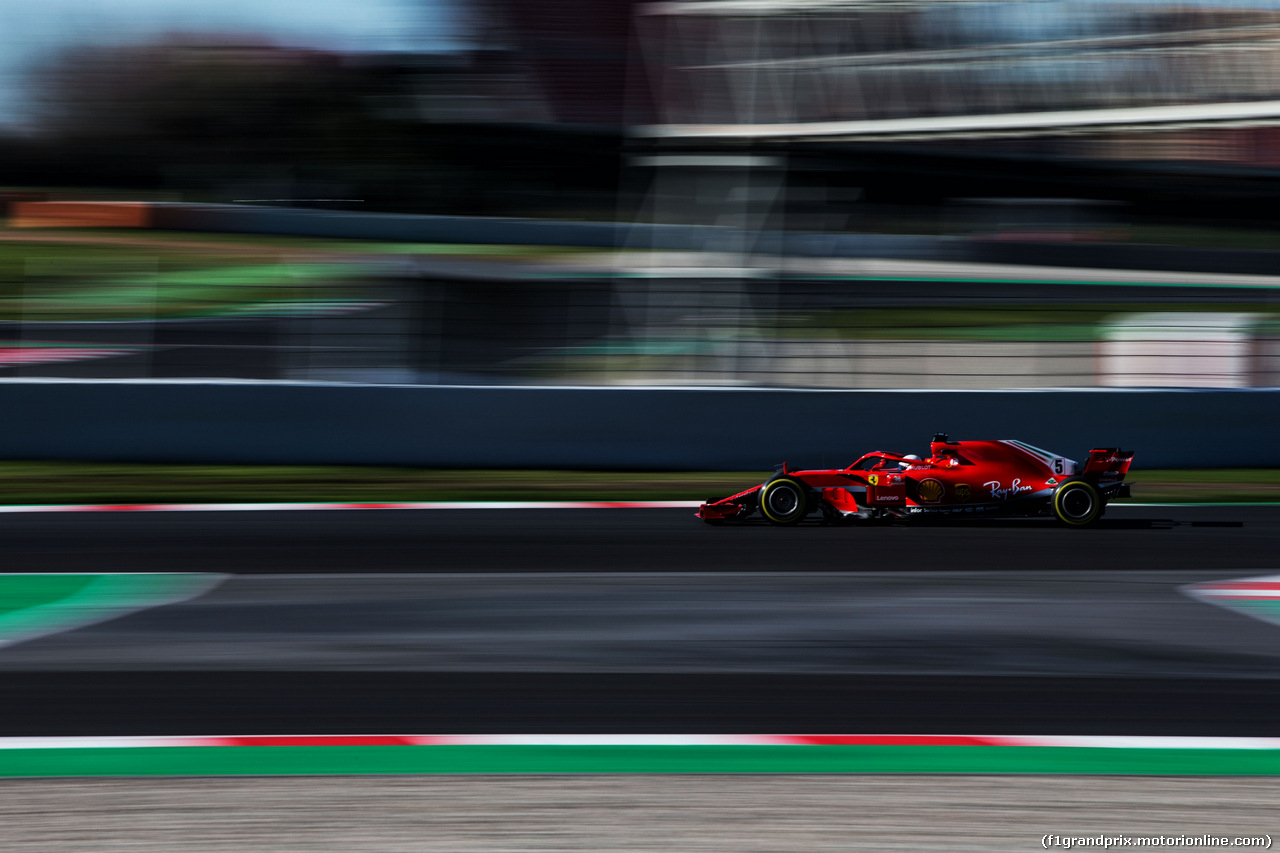 TEST F1 BARCELLONA 6 MARZO, Sebastian Vettel (GER) Ferrari SF71H.
06.03.2018.