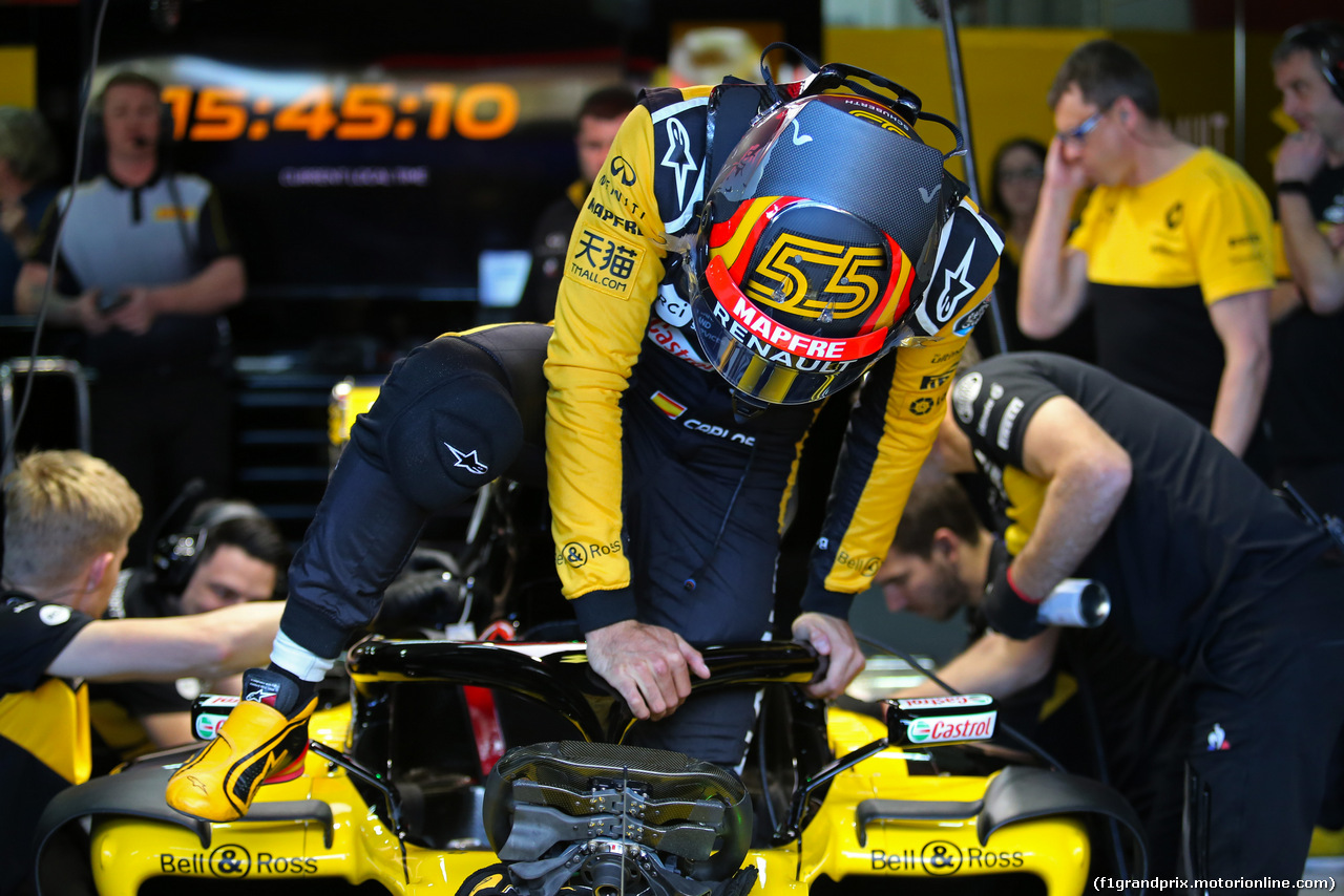 TEST F1 BARCELLONA 6 MARZO, Carlos Sainz Jr (ESP) Renault F1 Team 
06.03.2018.