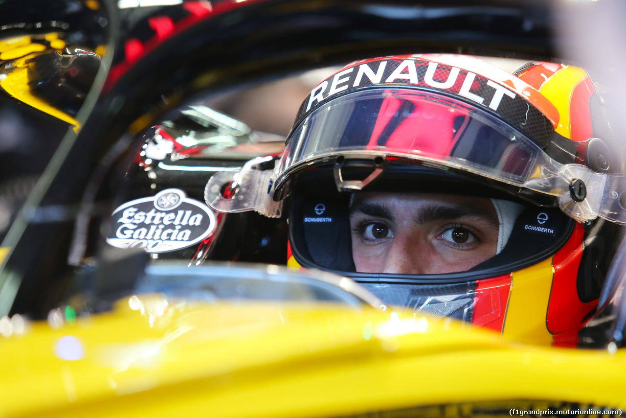 TEST F1 BARCELLONA 6 MARZO, Carlos Sainz Jr (ESP) Renault F1 Team 
06.03.2018.
