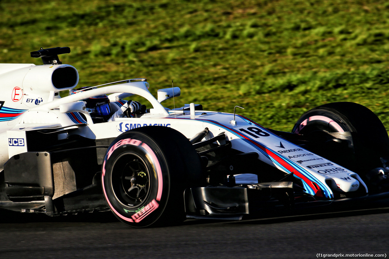 TEST F1 BARCELLONA 6 MARZO, Lance Stroll (CDN) Williams FW41.
06.03.2018.