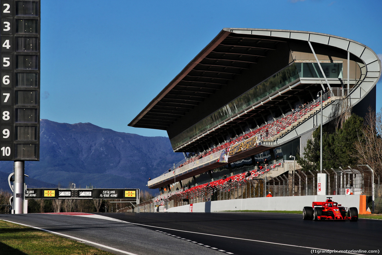 TEST F1 BARCELLONA 6 MARZO, Sebastian Vettel (GER) Ferrari SF71H.
06.03.2018.