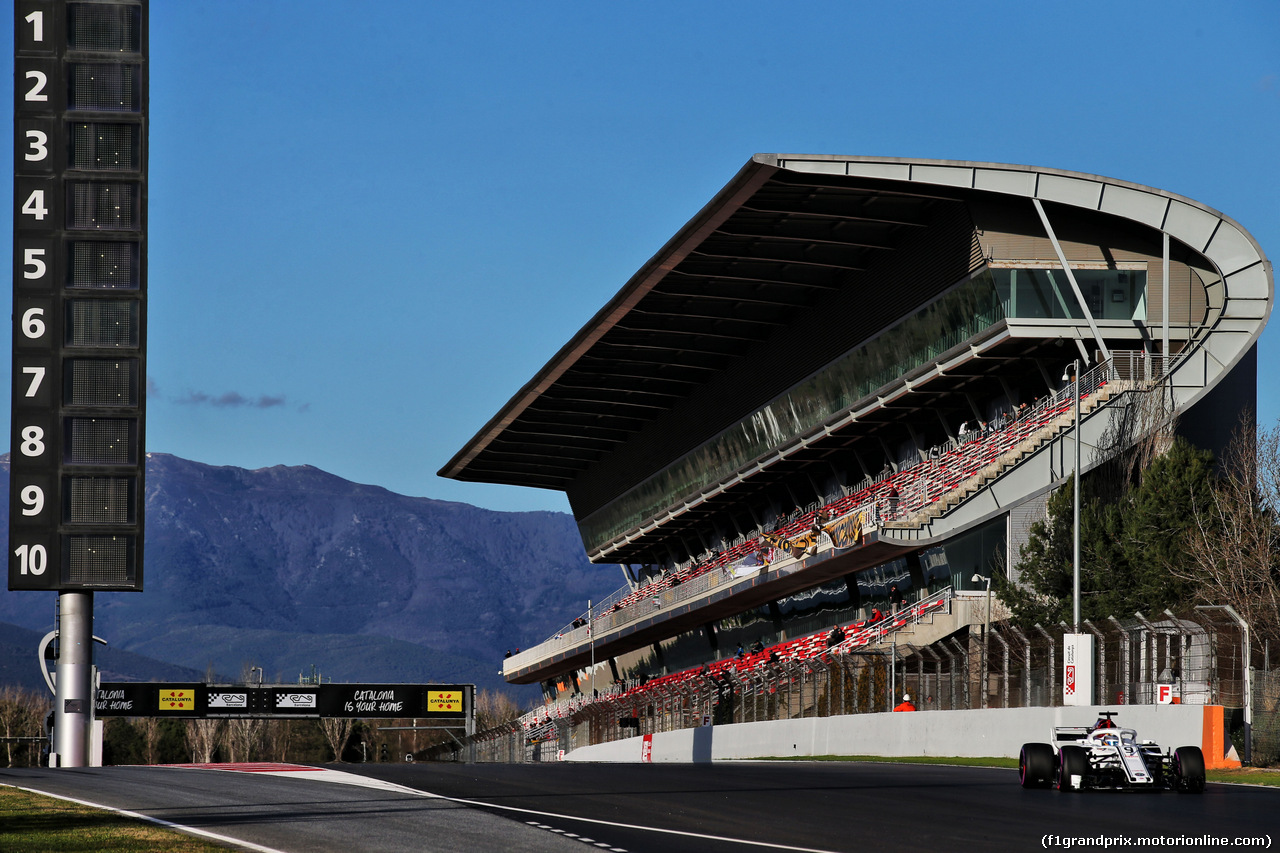 TEST F1 BARCELLONA 6 MARZO, Marcus Ericsson (SWE) Sauber C37.
06.03.2018.