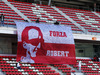 TEST F1 BARCELLONA 7 MARZO, A large banner for Robert Kubica (POL) Williams Reserve e Development Driver in the grandstand.
07.03.2018.