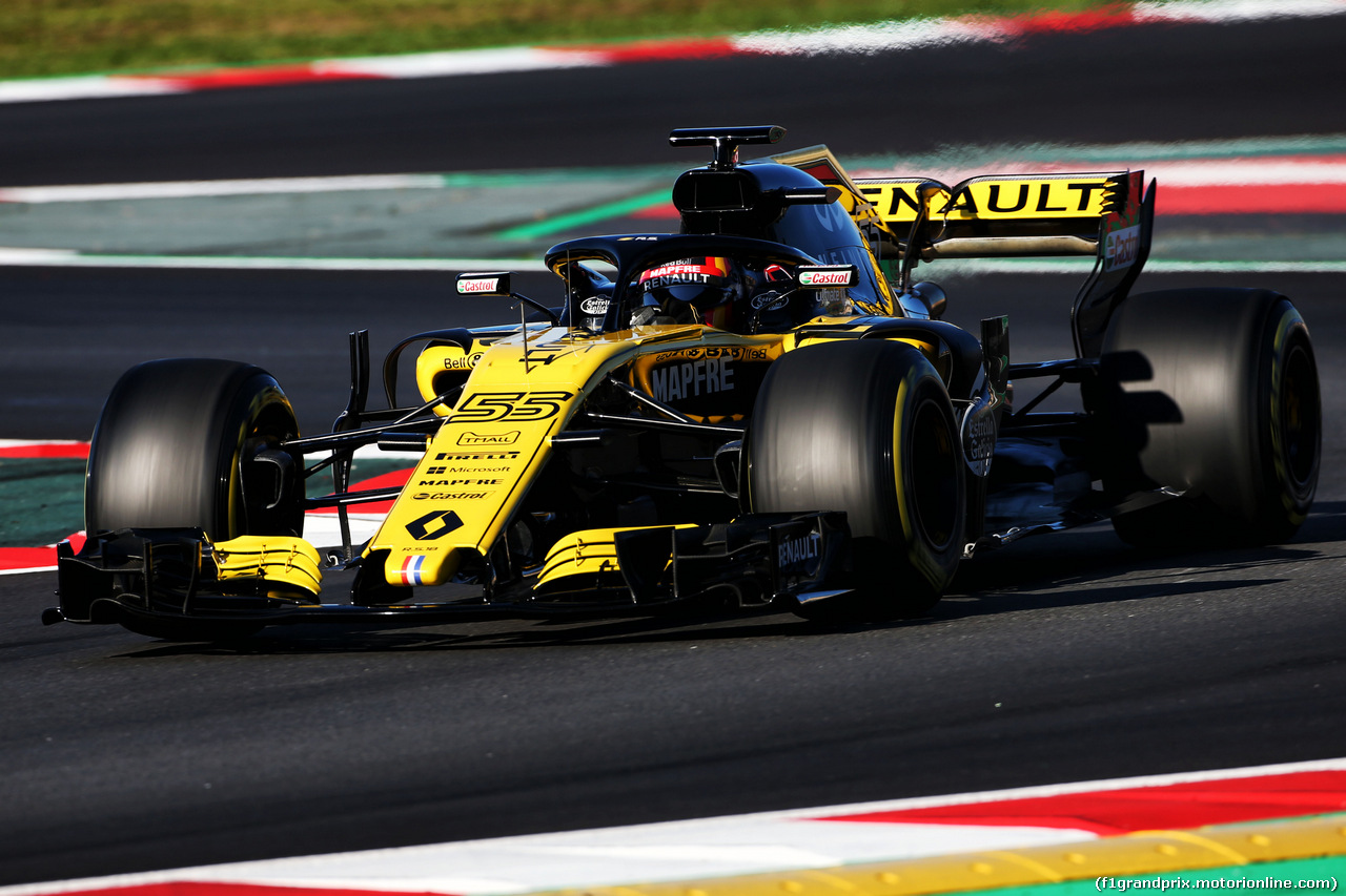 TEST F1 BARCELLONA 7 MARZO, Carlos Sainz Jr (ESP) Renault Sport F1 Team RS18.
07.03.2018.