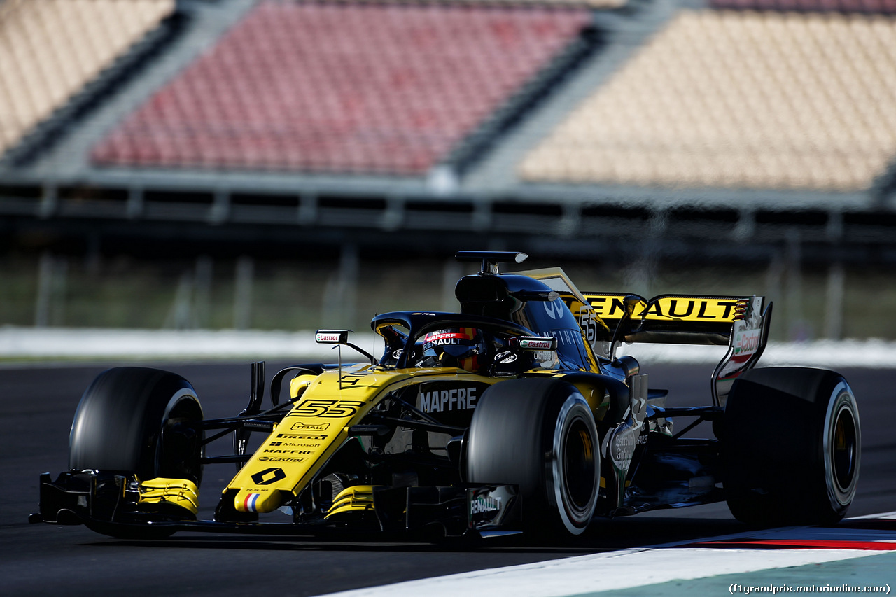 TEST F1 BARCELLONA 7 MARZO, Carlos Sainz Jr (ESP) Renault Sport F1 Team RS18.
07.03.2018.