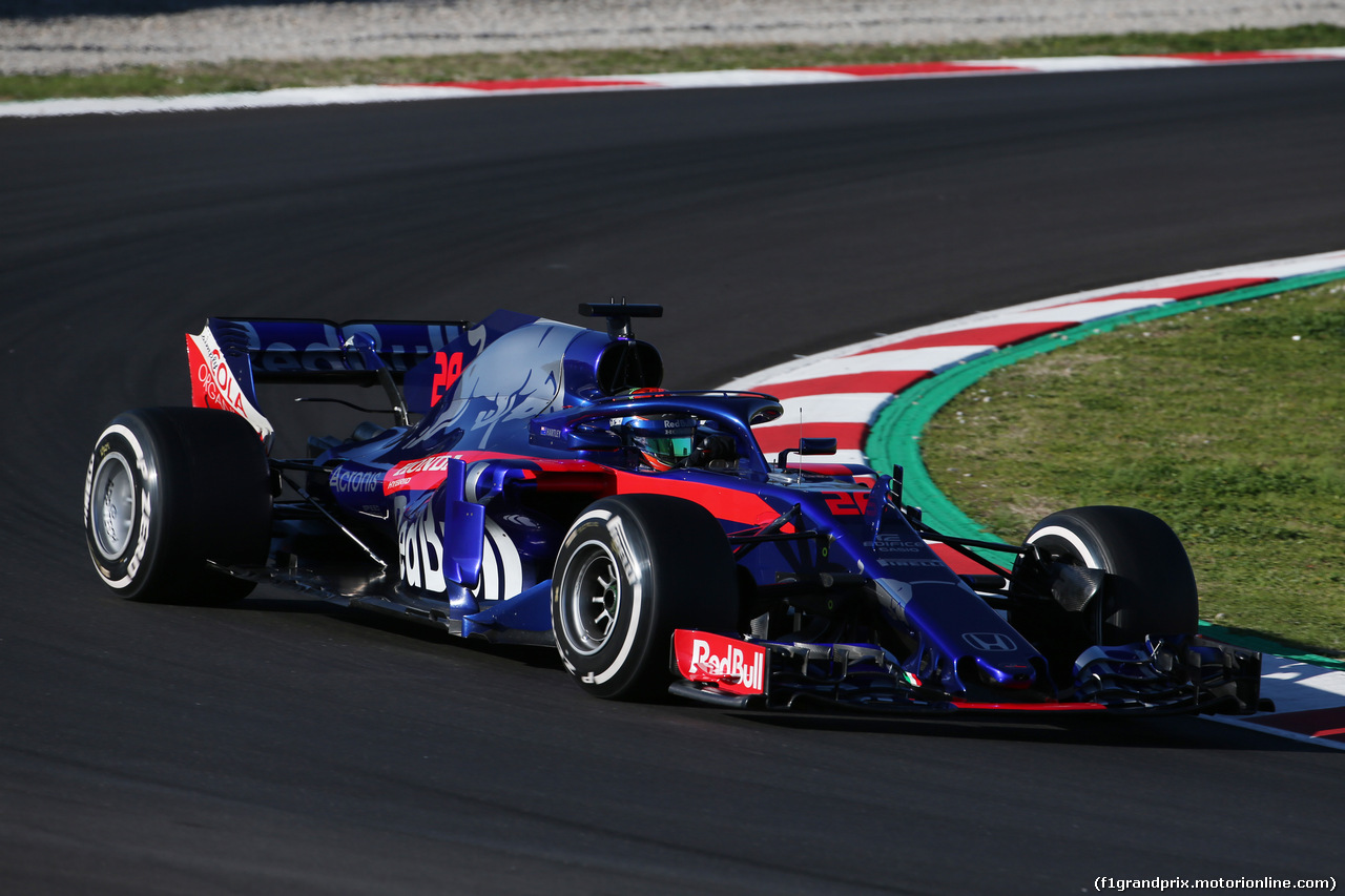 TEST F1 BARCELLONA 7 MARZO, Brendon Hartley (NZL) Scuderia Toro Rosso STR13.
07.03.2018.