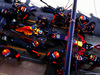 TEST F1 BARCELLONA 7 MARZO, Daniel Ricciardo (AUS) Red Bull Racing RB14 practices a pit stop.
07.03.2018.