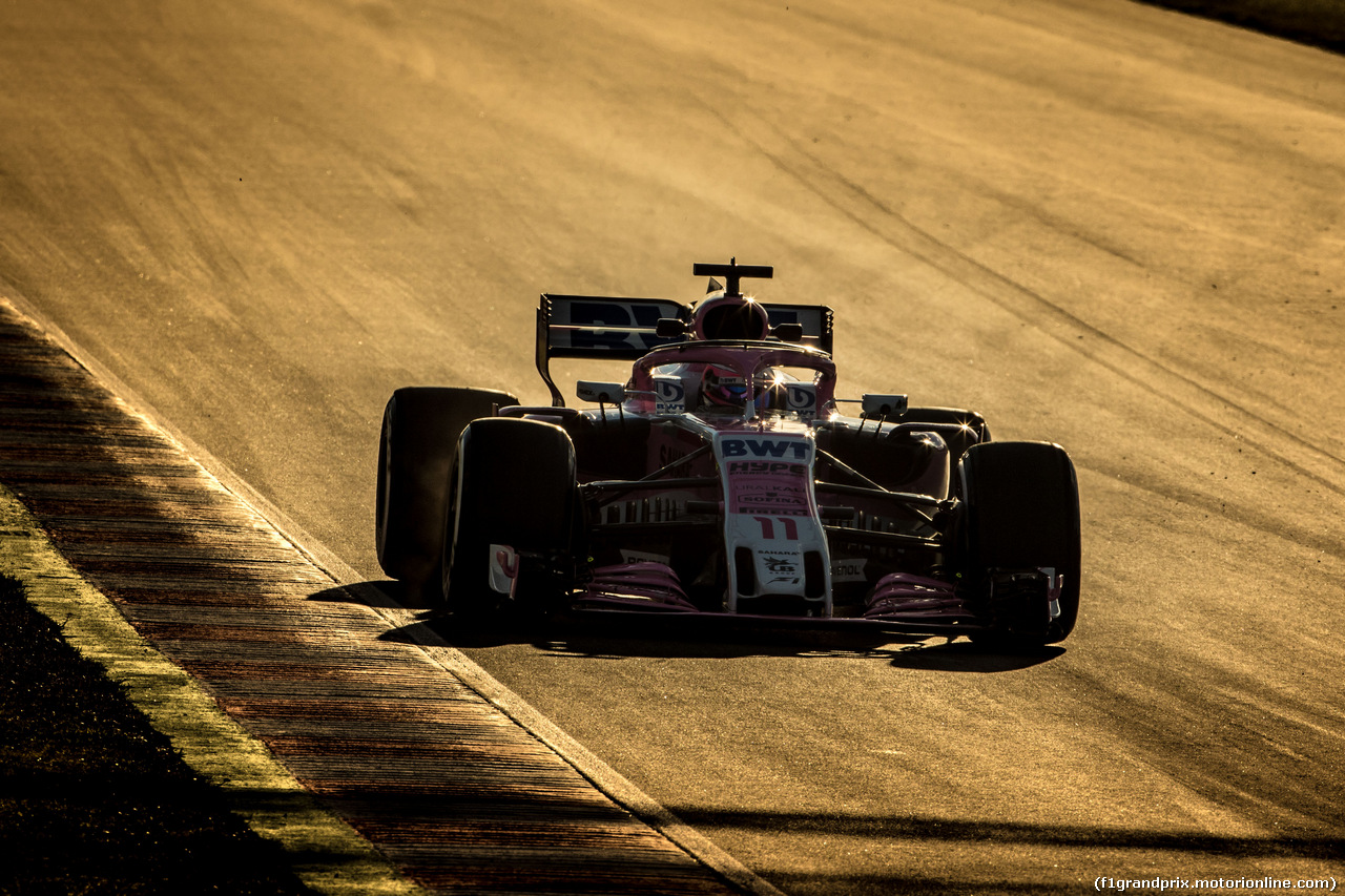 TEST F1 BARCELLONA 8 MARZO, Sergio Perez (MEX) Sahara Force India F1 VJM11.
06.03.2018.