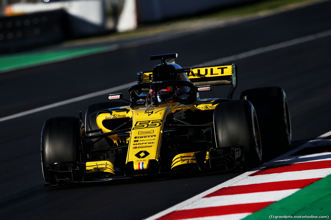 TEST F1 BARCELLONA 8 MARZO, Carlos Sainz Jr (ESP) Renault Sport F1 Team RS18.
06.03.2018.