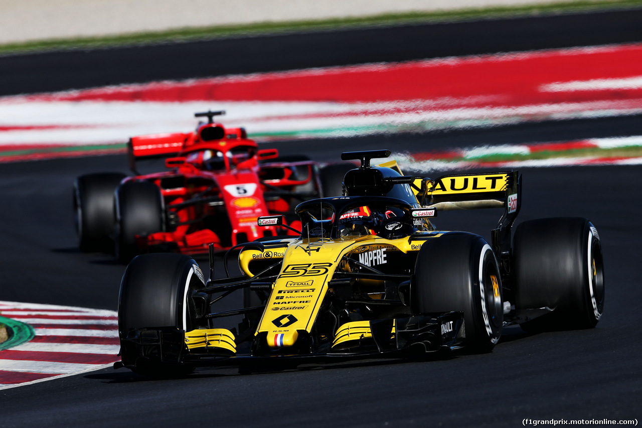 TEST F1 BARCELLONA 8 MARZO, Carlos Sainz Jr (ESP) Renault Sport F1 Team RS18.
06.03.2018.
