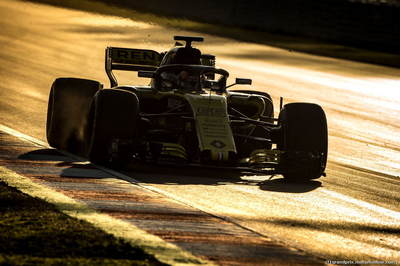 TEST F1 BARCELLONA 8 MARZO, Carlos Sainz Jr (ESP) Renault Sport F1 Team RS18.
06.03.2018.