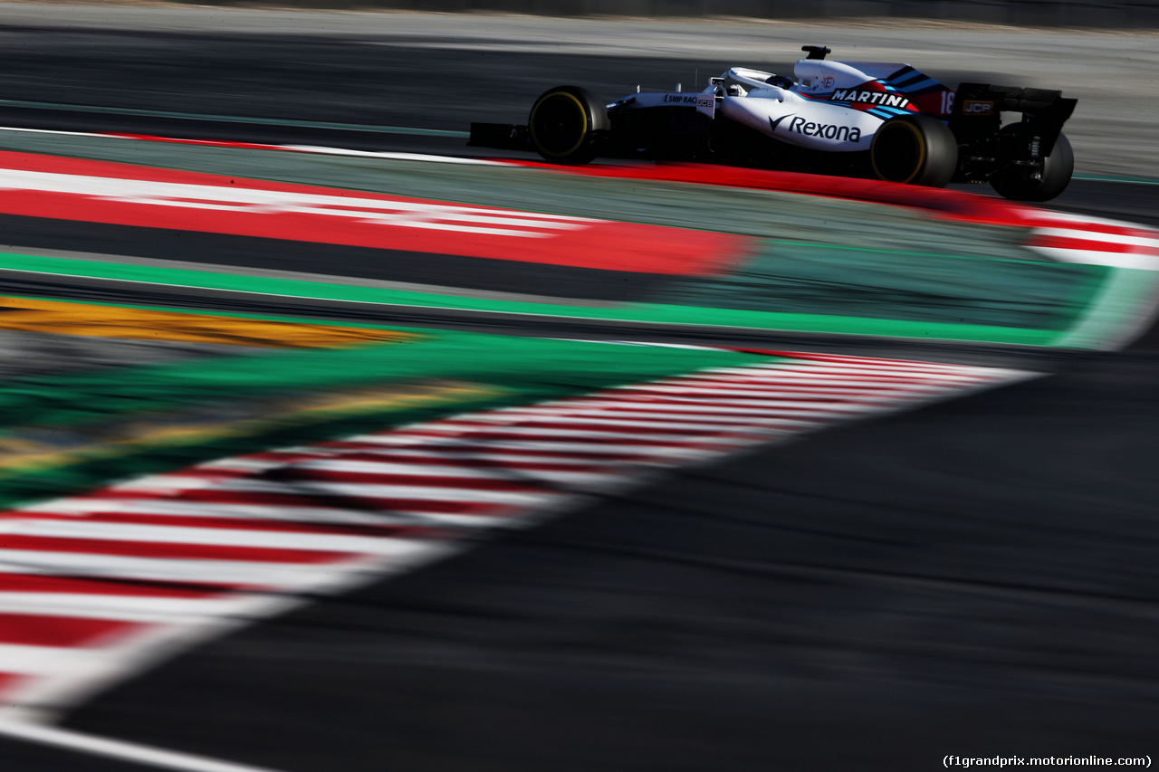 TEST F1 BARCELLONA 8 MARZO, Lance Stroll (CDN) Williams FW41.
06.03.2018.