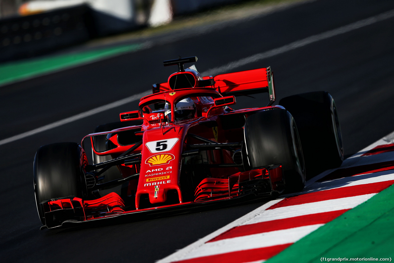 TEST F1 BARCELLONA 8 MARZO, Sebastian Vettel (GER) Ferrari SF71H.
06.03.2018.