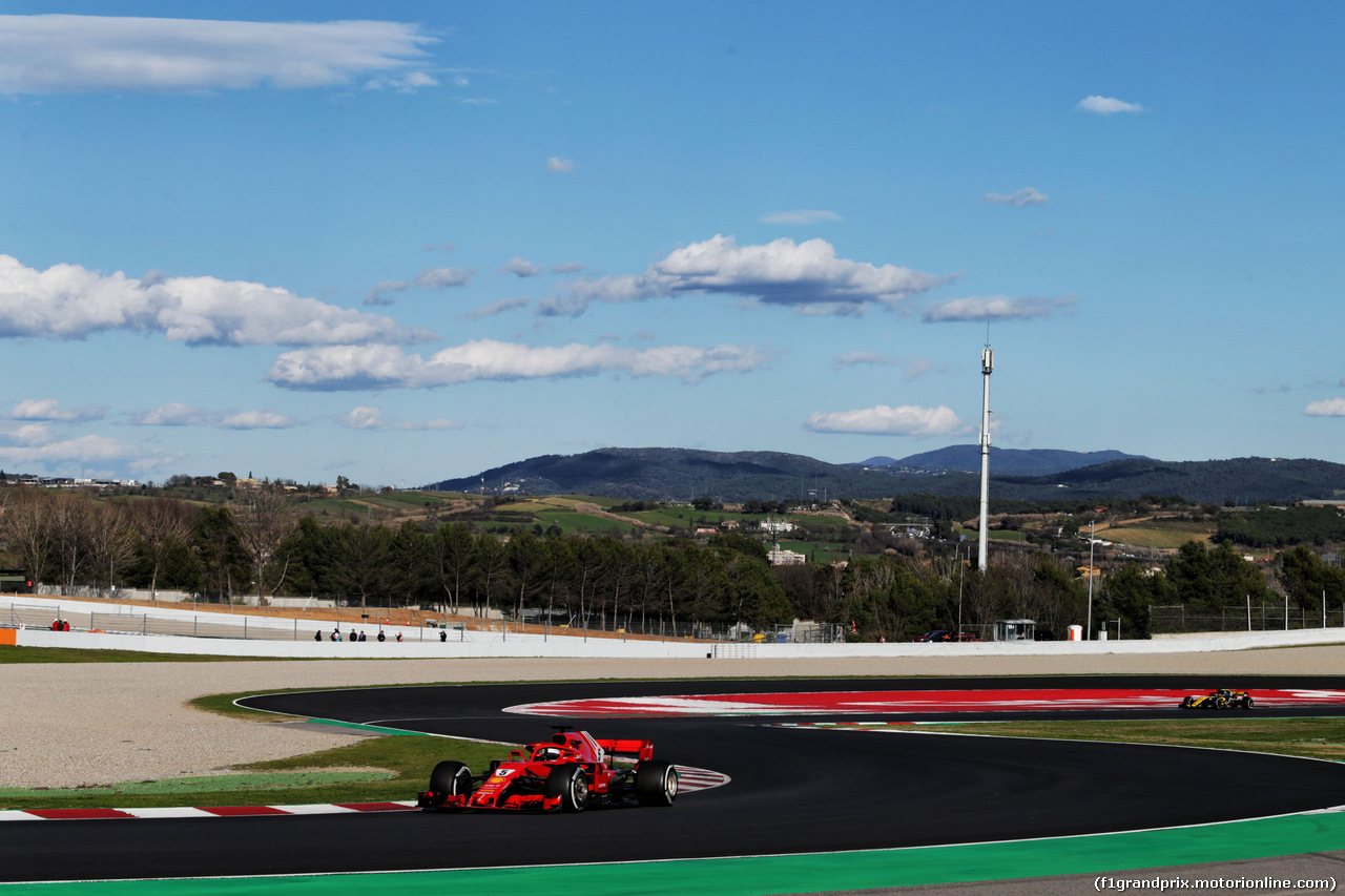 TEST F1 BARCELLONA 8 MARZO, Sebastian Vettel (GER) Ferrari SF71H.
06.03.2018.