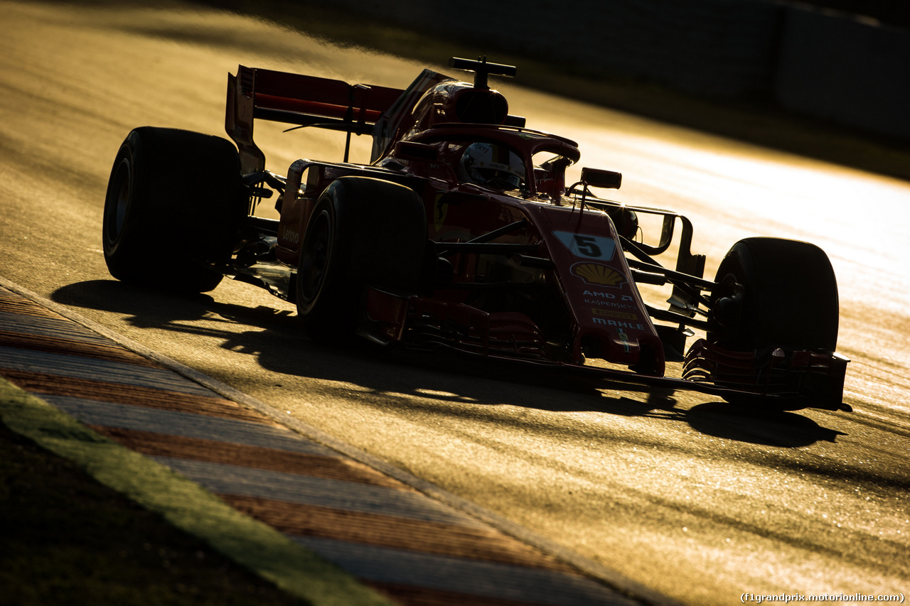 TEST F1 BARCELLONA 8 MARZO, Sebastian Vettel (GER) Ferrari SF71H.
06.03.2018.