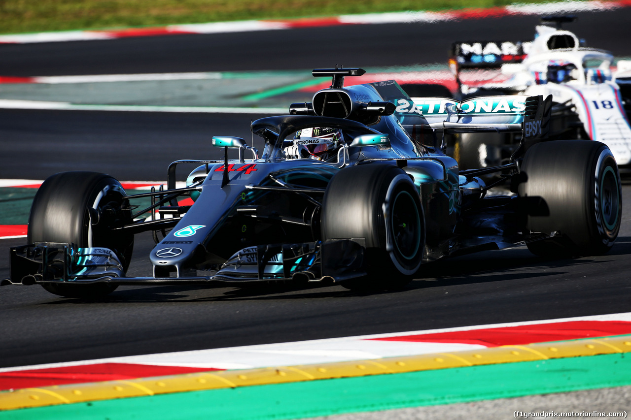 TEST F1 BARCELLONA 8 MARZO, Lewis Hamilton (GBR) Mercedes AMG F1 W09.
07.03.2018.